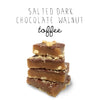 Salted Dark Chocolate Walnut Toffee